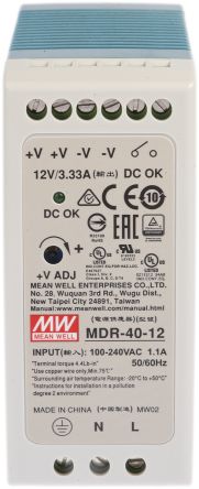 Mean Well MDR-40-12 产品图片