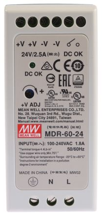 Mean Well MDR-60-24 产品图片