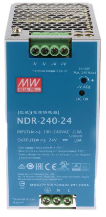 Mean Well NDR-240-24 产品图片