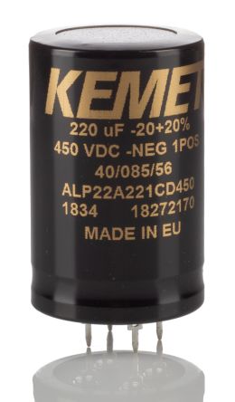 KEMET ALP22A221CD450 产品图片