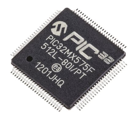 Microchip PIC32MX575F512L-80I/PT 产品图片