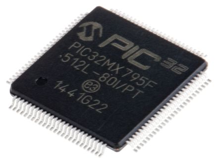 Microchip PIC32MX795F512L-80I/PT 产品图片