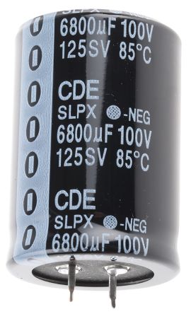 Cornell-Dubilier SLPX682M100H9P3 产品图片