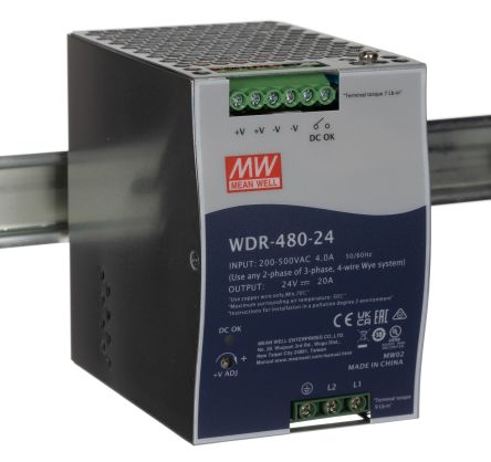 Mean Well WDR-480-24 产品图片