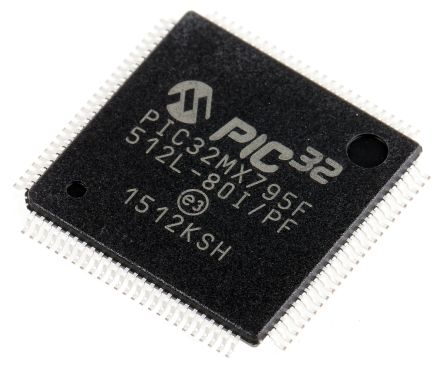 Microchip PIC32MX795F512L-80I/PF 产品图片