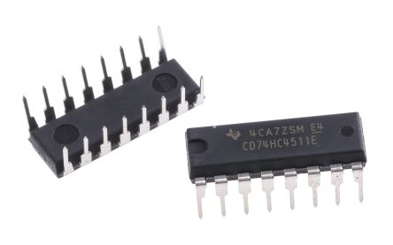 Texas Instruments CD74HC4511E 产品图片