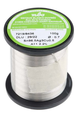 MBO SN96.5 AG3 CU0.5 7/10 A11 - 100G 产品图片