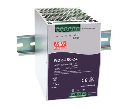 Mean Well WDR-480-48 产品图片