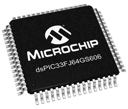 Microchip DSPIC33FJ64GS606-50I/PT 产品图片